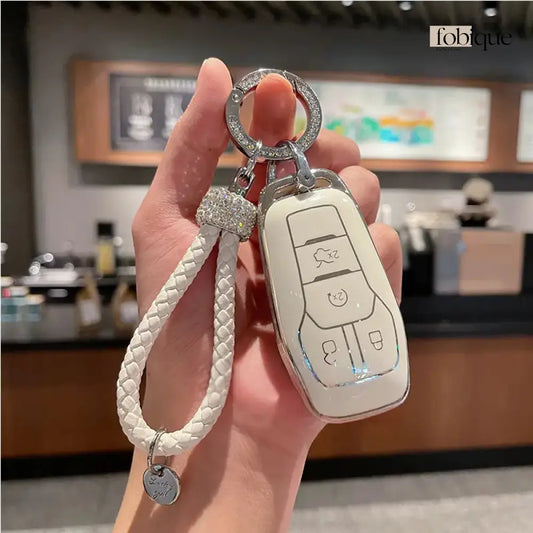 Elegant Collection | Car Key Cover Compatible with Ford Ranger, Raptor, F-150 & more Fobique
