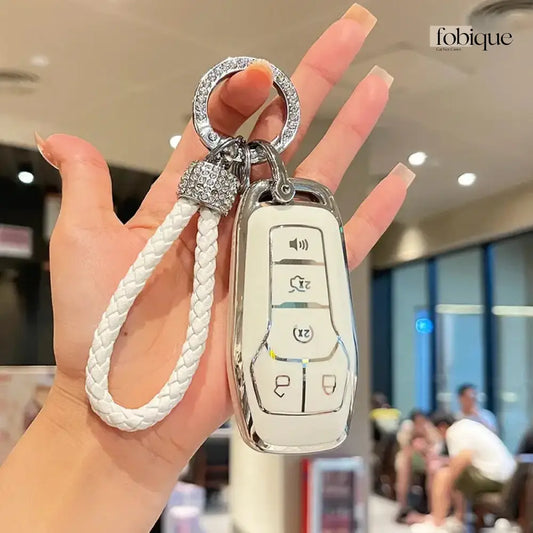 Elegant Collection | Car Key Cover Compatible with Ford Ranger, Raptor, F-150 & more Fobique