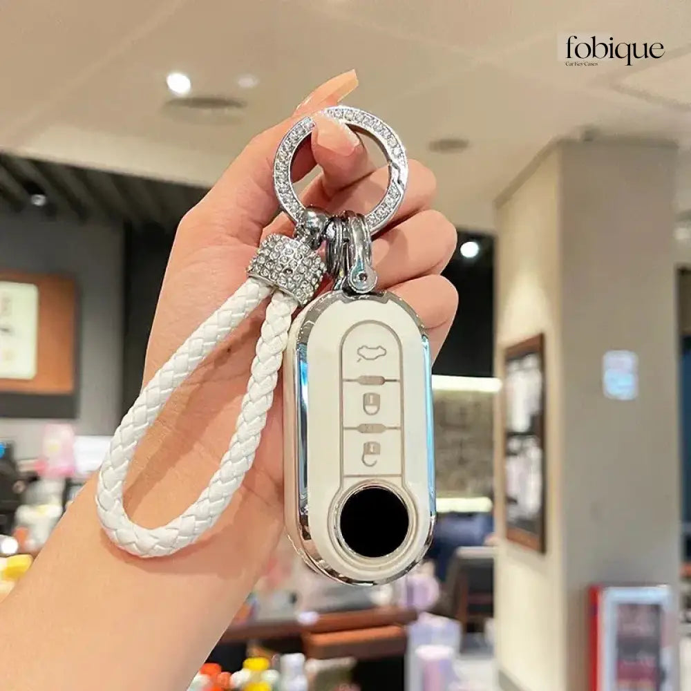Elegant Collection | Car Key Cover Compatible with Citroën Nemo, Relay, Jumper & Fiat Models Fobique