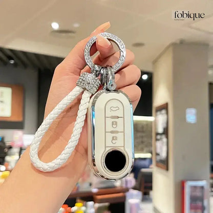 Elegant Collection | Car Key Cover Compatible with Citroën Nemo, Relay, Jumper & Fiat Models Fobique