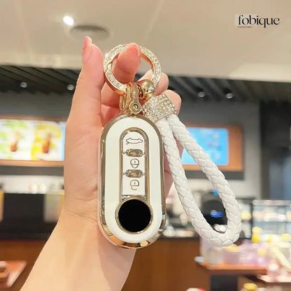 Elegant Collection | Car Key Cover Compatible with Citroën Nemo, Relay, Jumper & Fiat Models Fobique