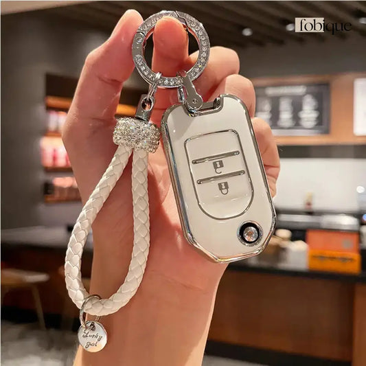 Elegant Collection | Car Key Cover Compatible with Honda Civic, Accord, CR-V, Pilot & more Fobique
