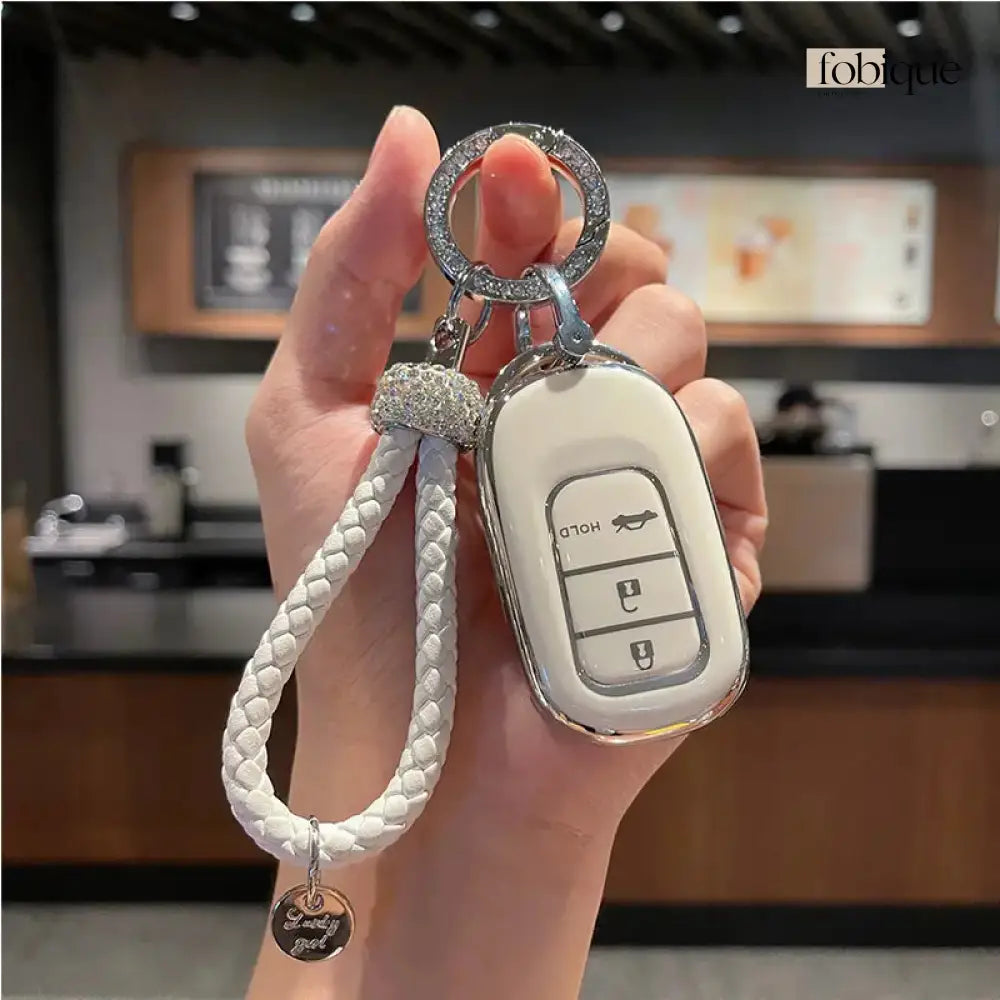 Elegant Collection | Car Key Cover Compatible with Honda N-WGN, N-One, N-Box & more Fobique