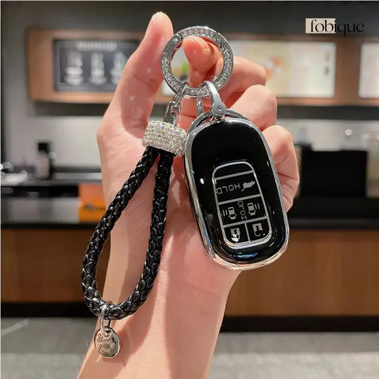 Elegant Collection | Car Key Cover Compatible with Honda Stepwgn Spada, Odyssey, Freed & more Fobique