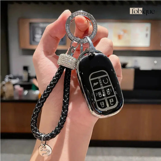 Elegant Collection | Car Key Cover Compatible with Honda Stepwgn Spada, Odyssey, N-Box & more Fobique