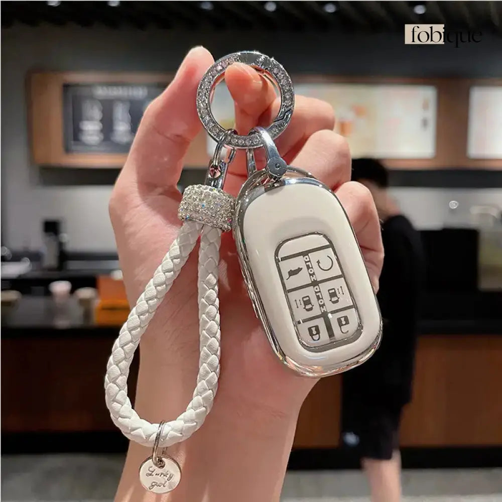 Elegant Collection | Car Key Cover Compatible with Honda Stepwgn Spada, Odyssey, N-Box & more Fobique