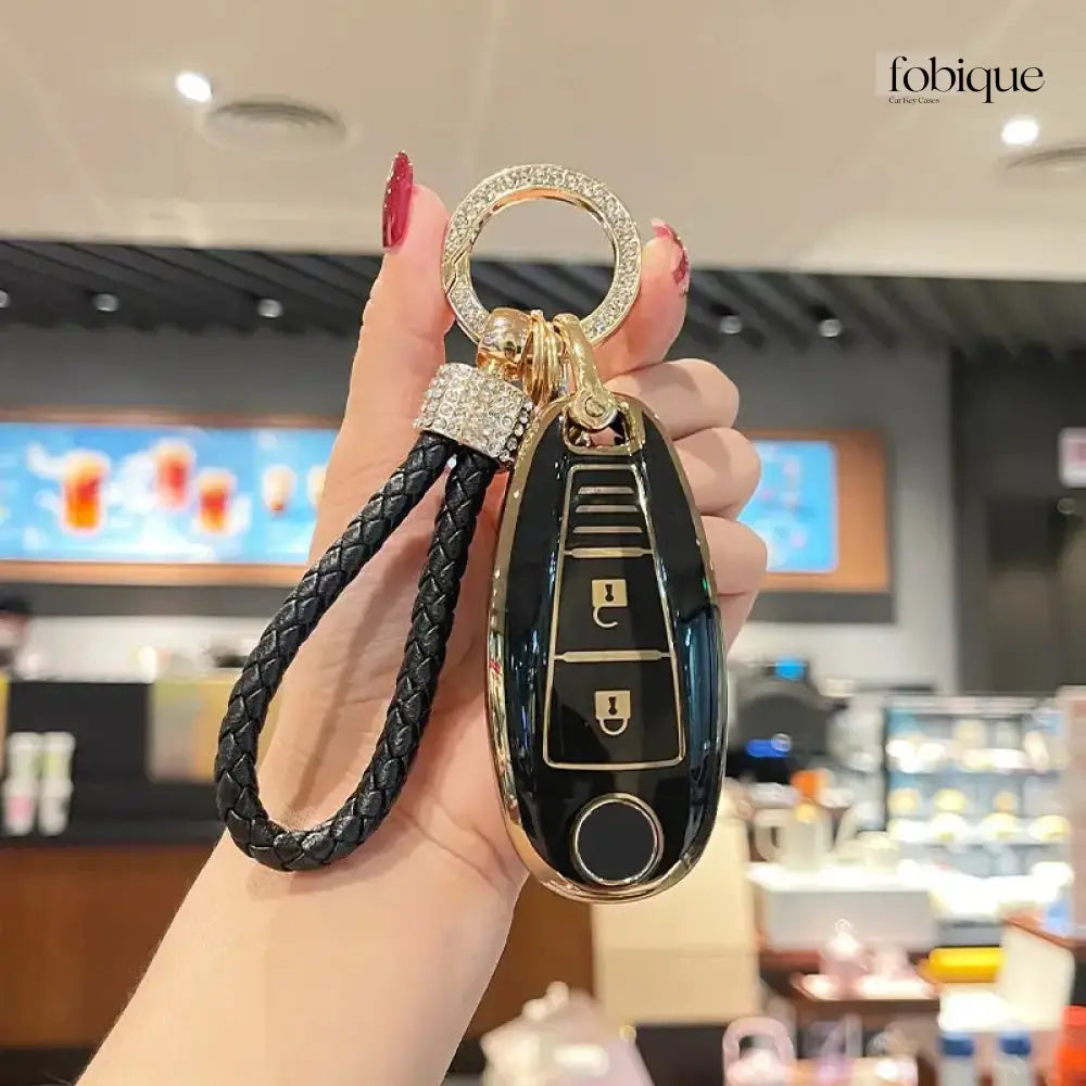 Elegant Collection | Car Key Cover for Suzuki Swift, SX4, Grand Vitara, Kizashi & More Fobique