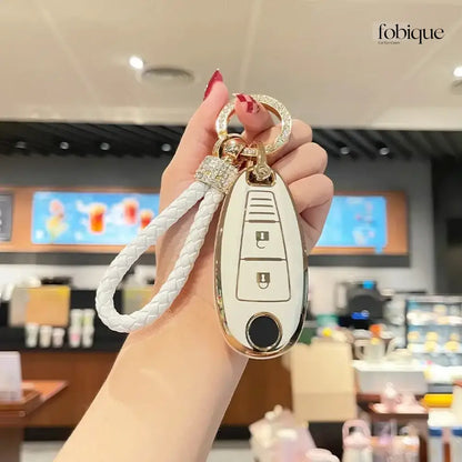 Elegant Collection | Car Key Cover for Suzuki Swift, SX4, Grand Vitara, Kizashi & More Fobique