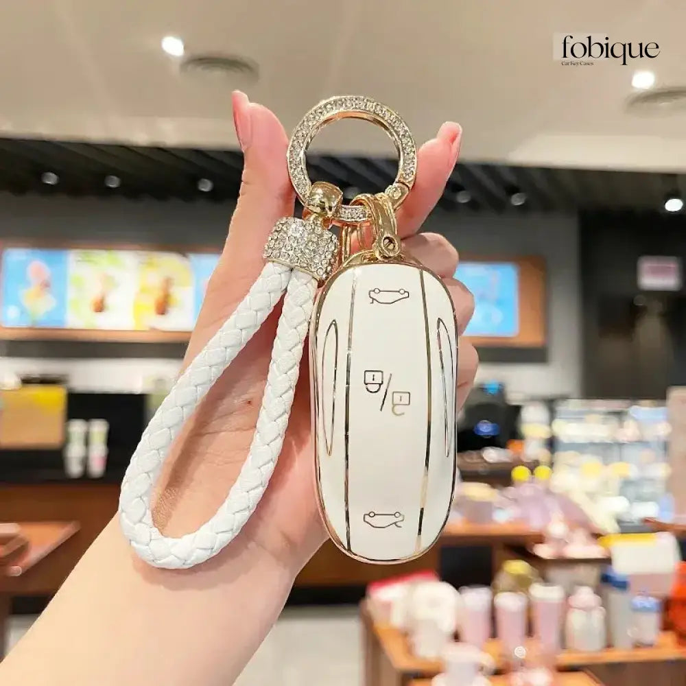 Elegant Collection | Car Key Cover for Tesla Model X Fobique