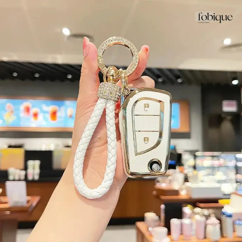Elegant Collection | Car Key Cover for Toyota Corolla, Yaris, RAV4, Camry & More Fobique