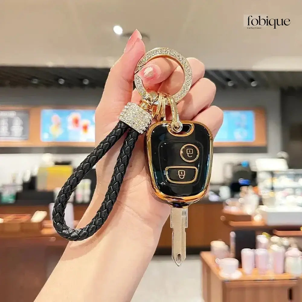 Elegant Collection | Car Key Cover Compatible with Citroën Saxo, Berlingo & Xsara Picasso – 2-Button Remote Case Fobique