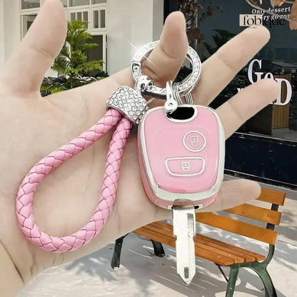 Elegant Collection | Car Key Cover Compatible with Citroën Saxo, Berlingo & Xsara Picasso – 2-Button Remote Case Fobique