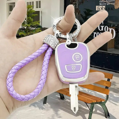 Elegant Collection | Car Key Cover Compatible with Citroën Saxo, Berlingo & Xsara Picasso – 2-Button Remote Case Fobique