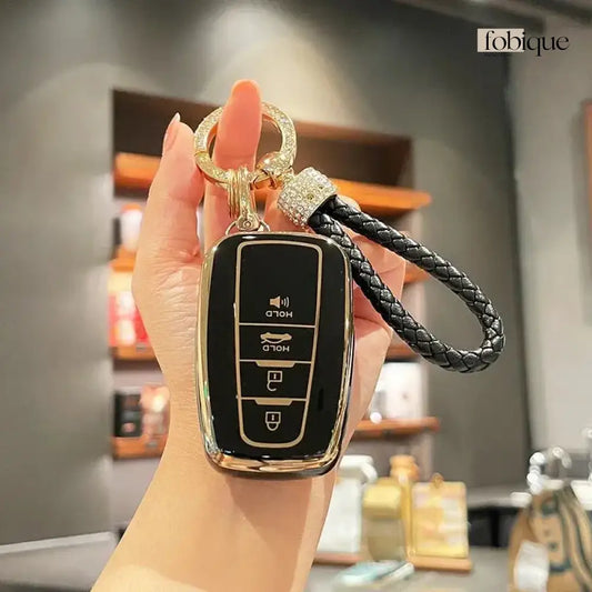 Elegant Collection | Car Key Cover for Toyota Tacoma, 4Runner, Tundra, Sequoia & More Fobique