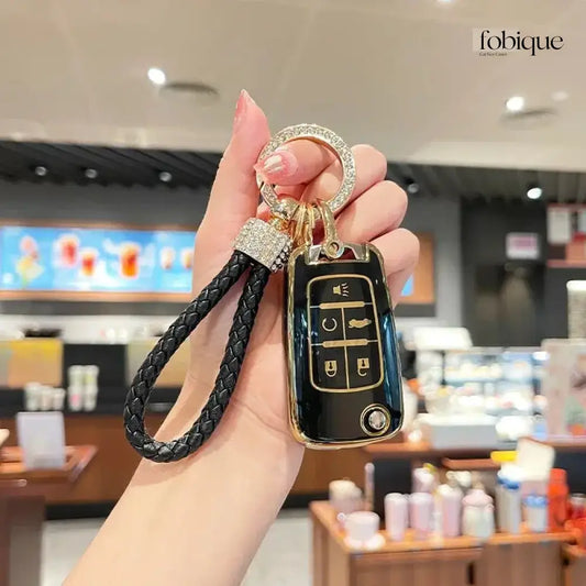 Elegant Collection | Flip Key Fob Case for Buick | Fits Encore Regal Verano LaCrosse & More Fobique