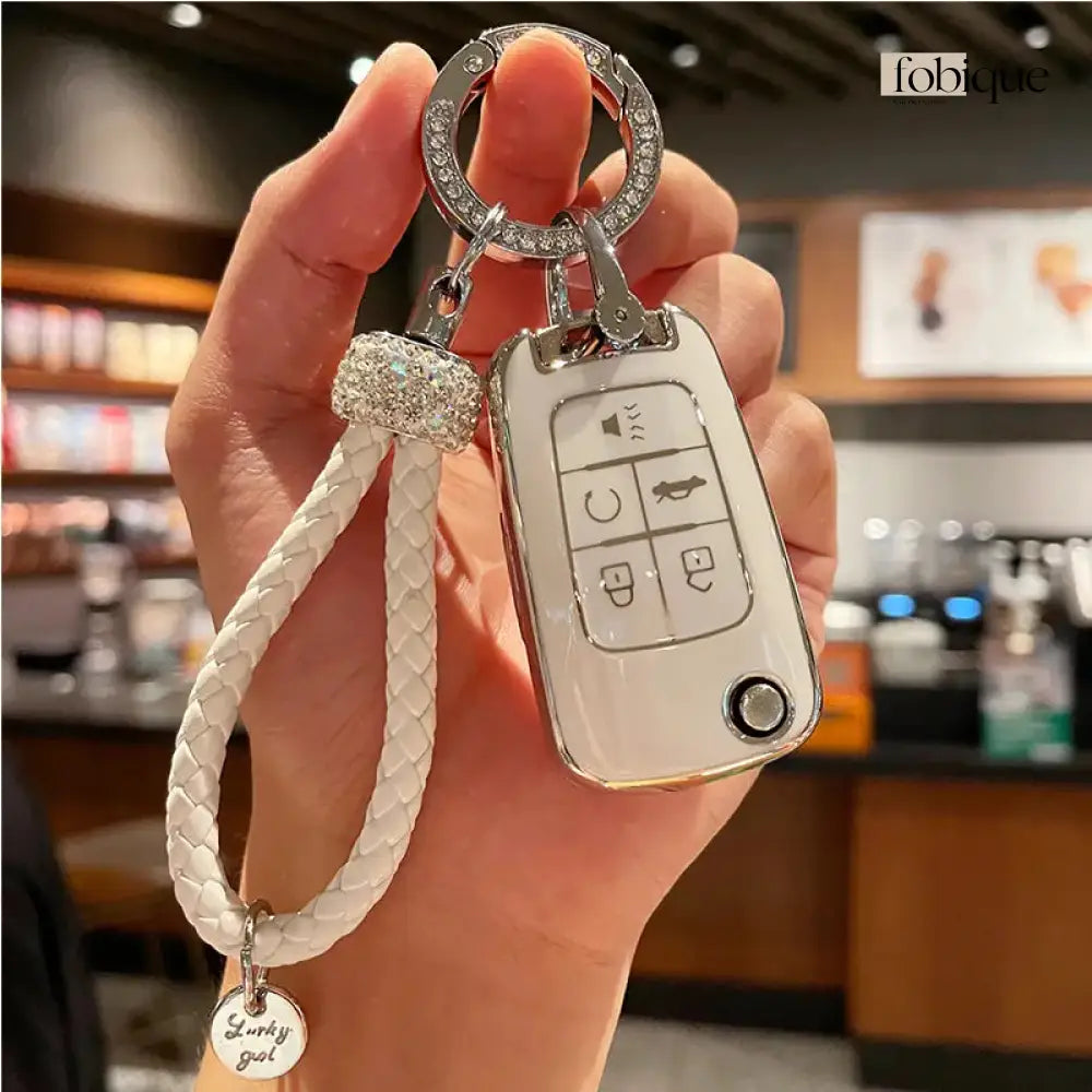 Elegant Collection | Flip Key Fob Case for Buick | Fits Encore Regal Verano LaCrosse & More Fobique