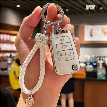 Elegant Collection | Flip Key Fob Case for Buick | Fits Encore Regal Verano LaCrosse & More Fobique