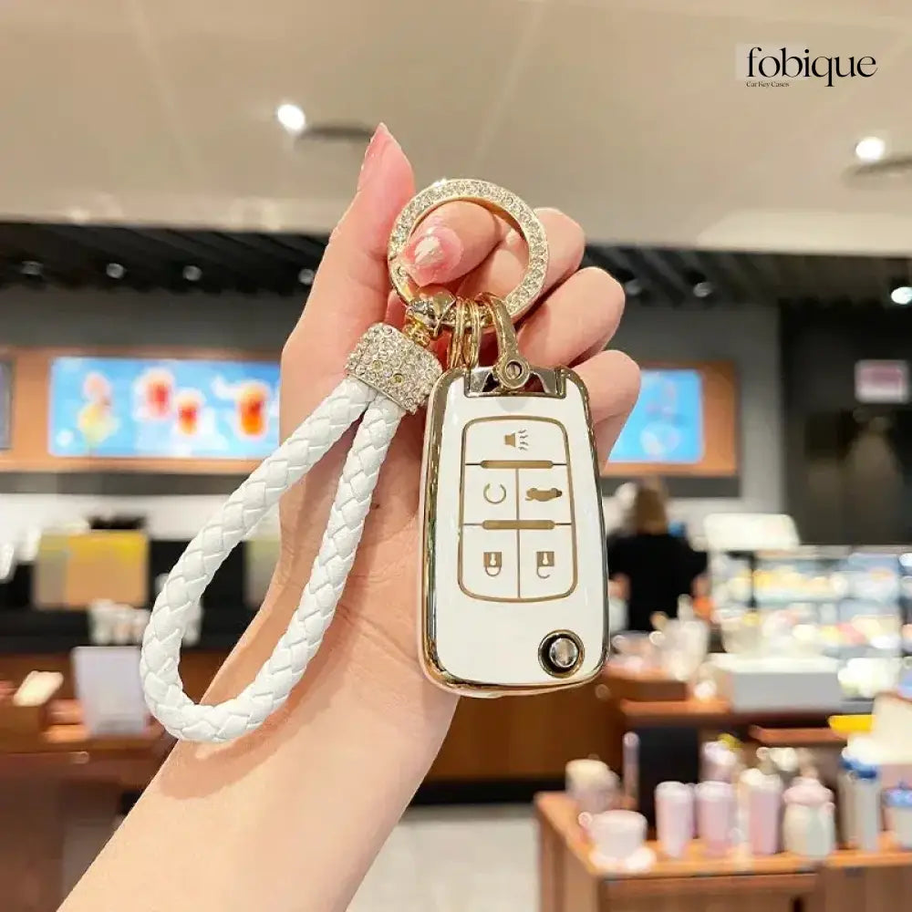 Elegant Collection | Flip Key Fob Case for Buick | Fits Encore Regal Verano LaCrosse & More Fobique