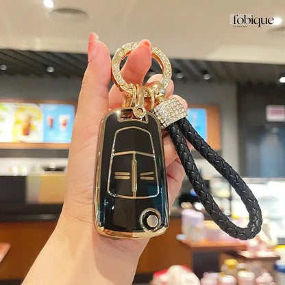 Elegant Collection | Flip Key Fob Cover for Opel Astra H, Corsa D, Vectra C & More Fobique