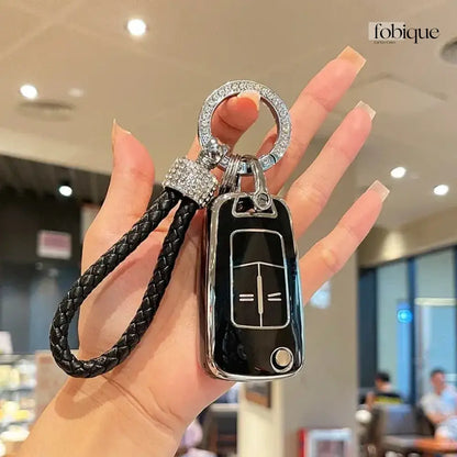 Elegant Collection | Flip Key Fob Cover for Opel Astra H, Corsa D, Vectra C & More Fobique