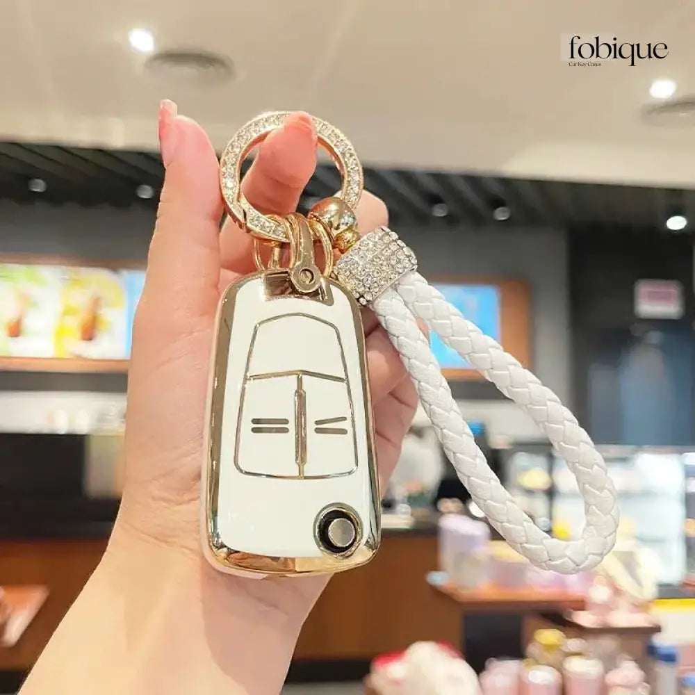 Elegant Collection | Flip Key Fob Cover for Opel Astra H, Corsa D, Vectra C & More Fobique