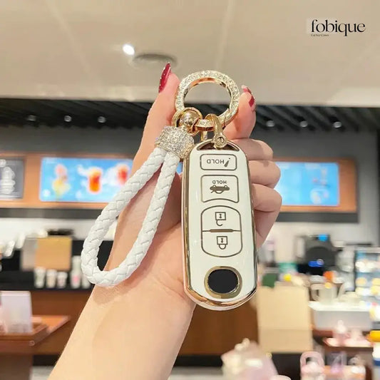 Elegant Collection | Key Fob Cover Suitable for Mazda CX-5, CX-9, Mazda 3, Mazda 6 & More Fobique
