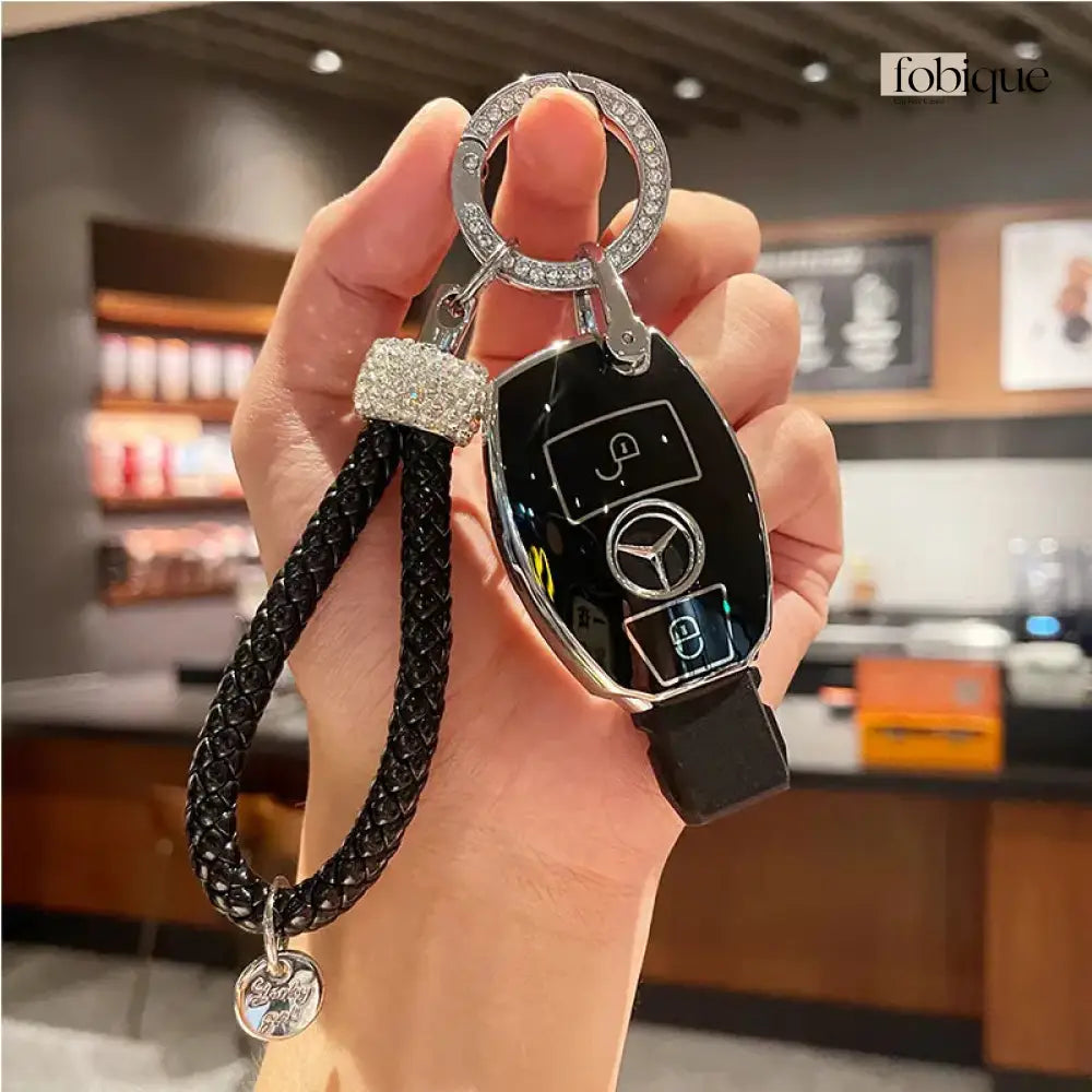 Elegant Collection | Key Fob Cover Suitable for Mercedes C-Class, E-Class, S-Class, SL-Class & More Fobique