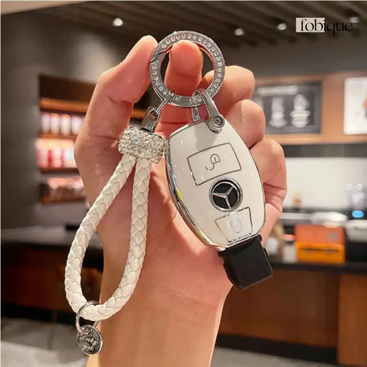 Elegant Collection | Key Fob Cover Suitable for Mercedes C-Class, E-Class, S-Class, SL-Class & More Fobique