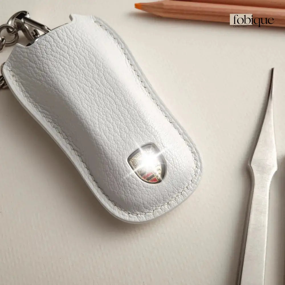 Étoile Collection - French Goat Leather | Key Cover Fob Case Suitable for Porsche Panamera Cayenne Macan 911 Boxster Cayman & More Fobique
