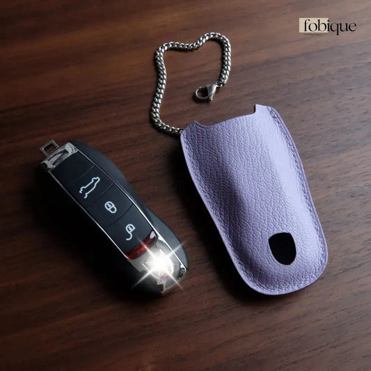 Étoile Collection - French Goat Leather | Key Cover Fob Case Suitable for Porsche Panamera Cayenne Macan 911 Boxster Cayman & More Fobique
