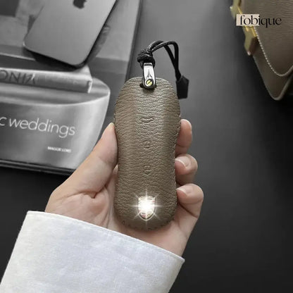Étoile Collection - French Goat Leather | Key Cover Fob Case Suitable for Porsche Panamera Cayenne Macan 911 Boxster Cayman & More Fobique