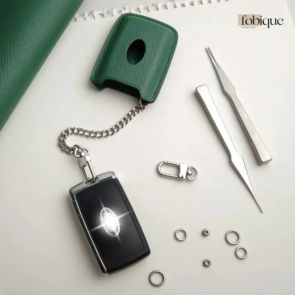 Étoile Collection - French Goat Leather | Key Fob Cover for Jaguar F-Type, F-Pace, XF, XE & more Fobique