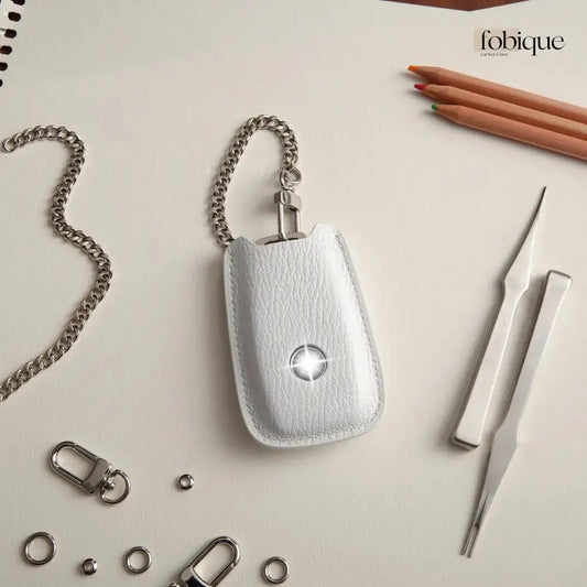 Étoile Collection - French Goat Leather | Key Fob Cover Suitable for Mercedes C-Class, E-Class, S-Class, A-Class, GLA, GLC & More Fobique