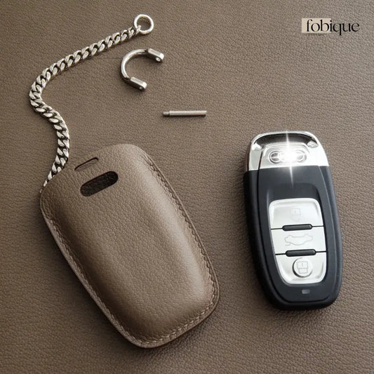 Étoile Collection - French Goat Leather | Smart Key Fob Case for Audi | Fits A4 A5 Q5 Q7 TT & More Fobique