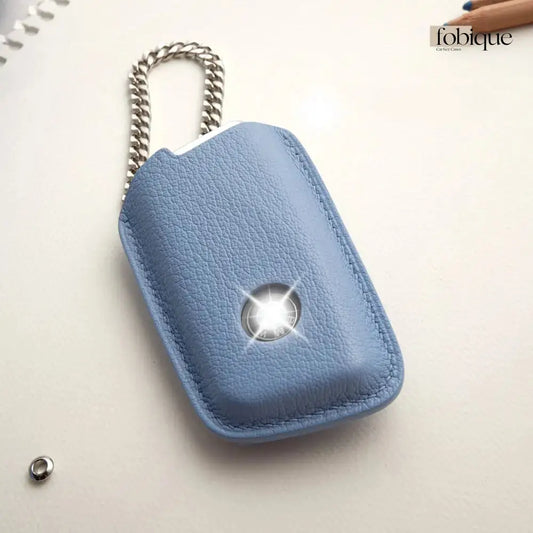 Étoile Collection - French Goat Leather | Smart Key Fob Case for BMW | Fits 7 Series G70, X7 LCI, iX & More Fobique