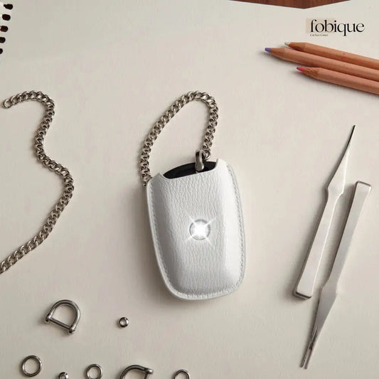 Étoile Collection - French Goat Leather | Smart Key Fob Cover for BMW | Fits F30 F10 F20 X3 X5 & More Fobique