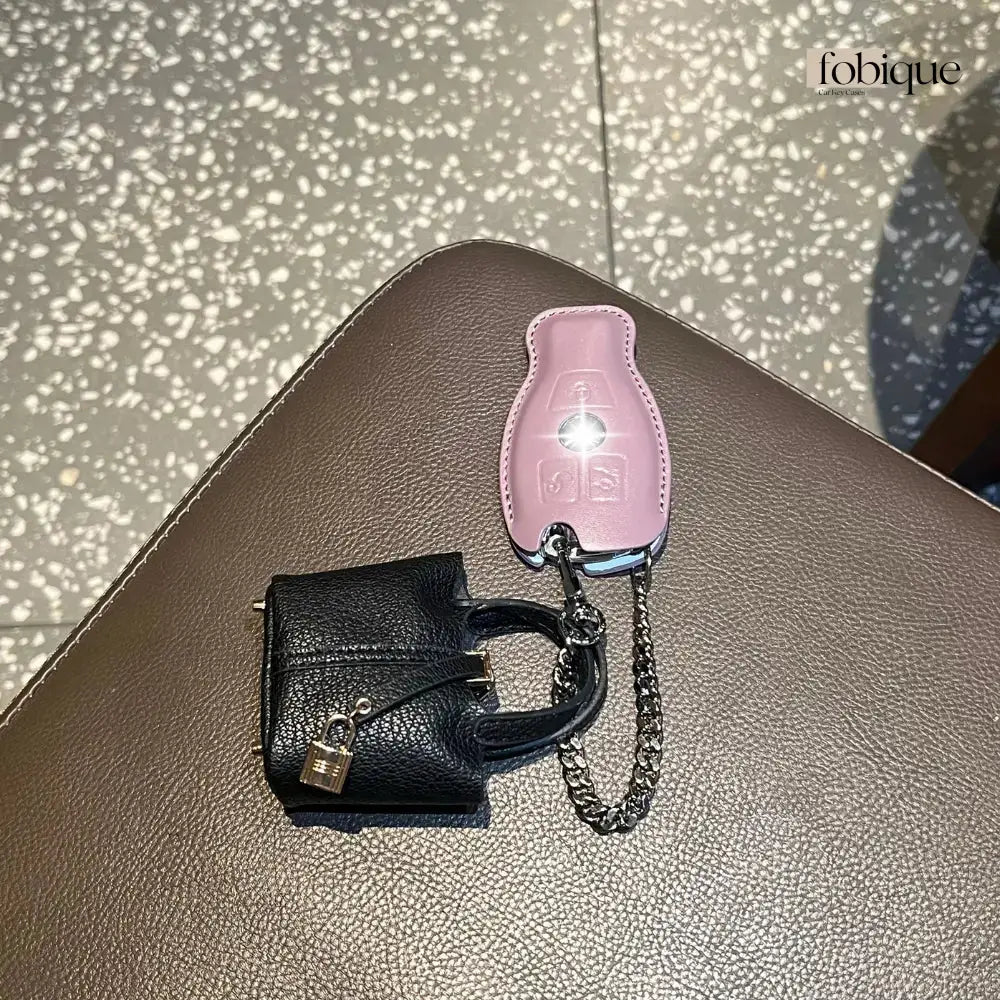 Étoile Collection - Sheep Leather | Key Fob Cover Suitable for Mercedes A-Class, B-Class, C-Class, E-Class & More Fobique