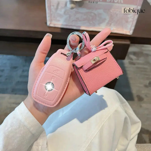 Étoile Collection - Sheep Leather | Key Fob Cover Suitable for Mercedes C-Class, E-Class, S-Class, CL-Class, CLK-Class & More Fobique