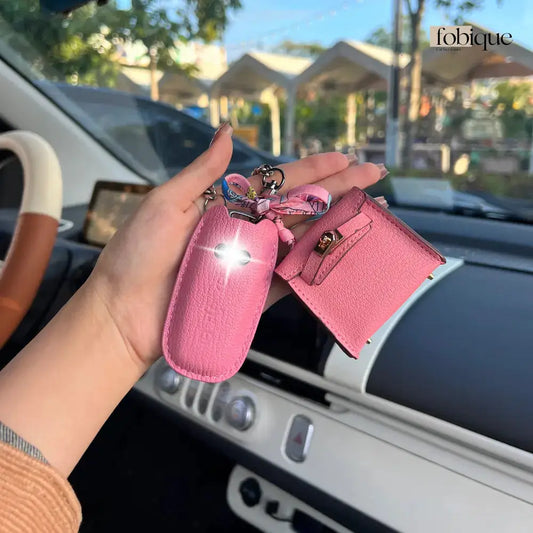 Étoile Collection - Sheep Leather | Smart Key Fob Case for Audi | Fits A6 A7 A8 Q8 & e-tron Fobique