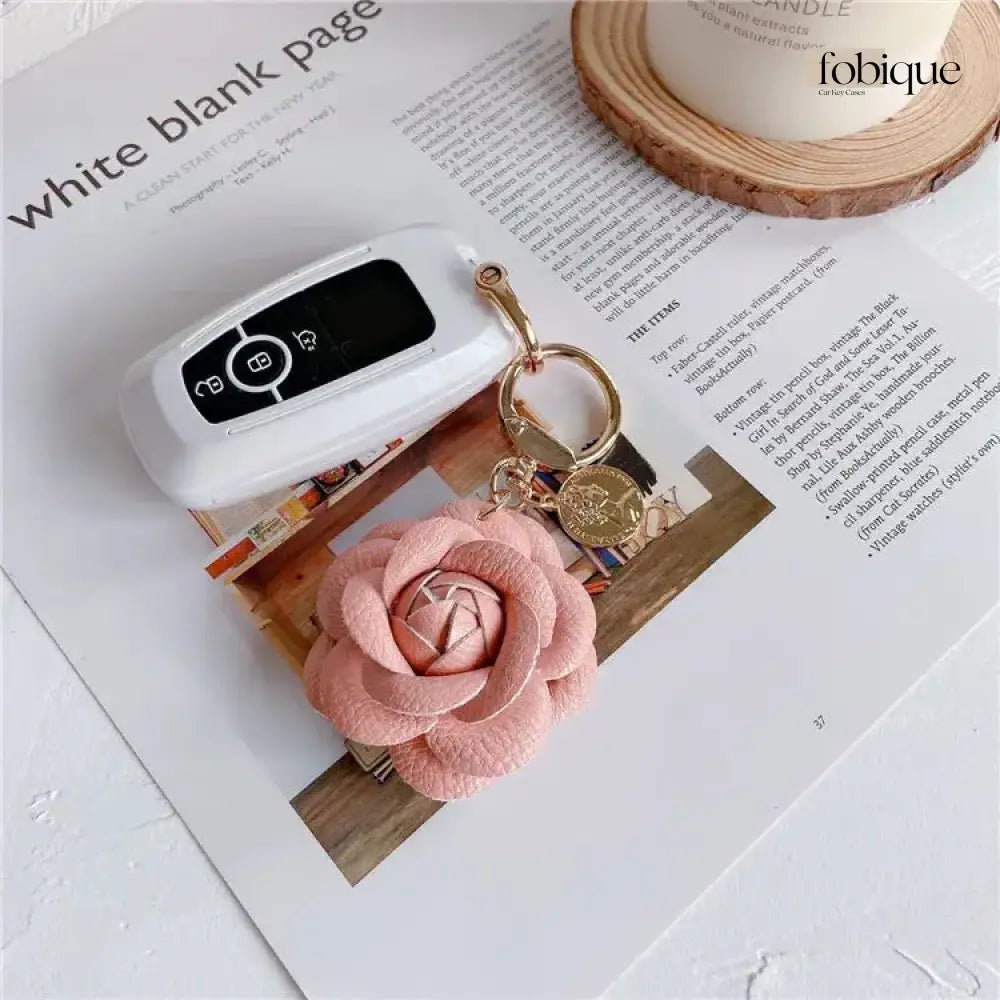 Flower Keychain (Gold Edges) Fobique
