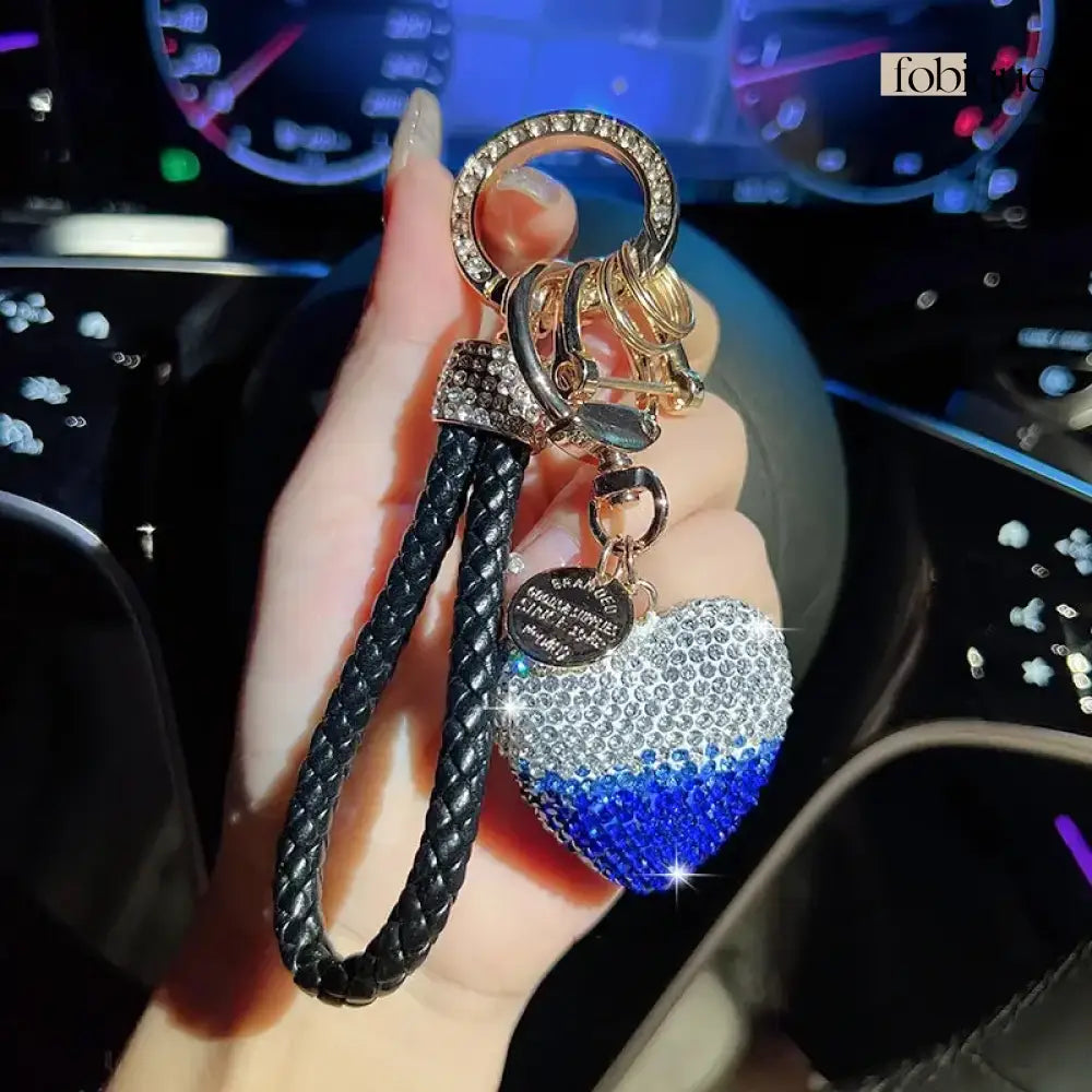 Heart Keychain (Gold Edges) Fobique