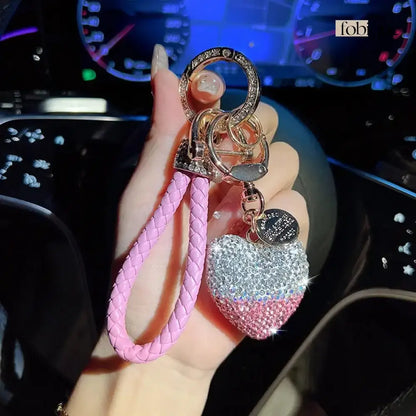 Heart Keychain (Gold Edges) Fobique