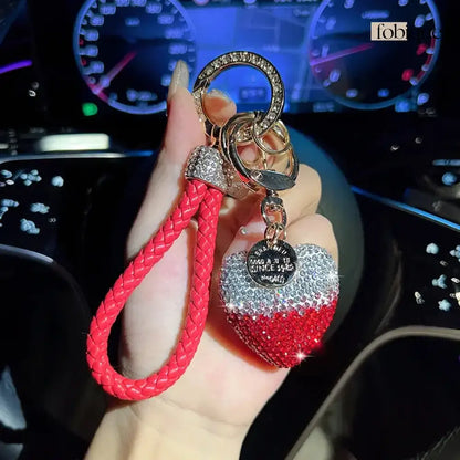 Heart Keychain (Gold Edges) Fobique