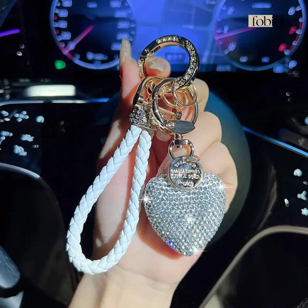 Heart Keychain (Gold Edges) Fobique