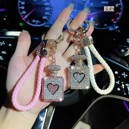 Perfume Keychain (Gold Edges) Fobique