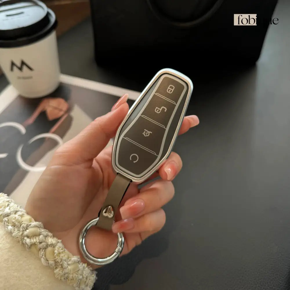 Prime Collection | Car Key Cover Compatible with BYD F3, G3, S6, M6 & More – Smart Key Card Case Fobique