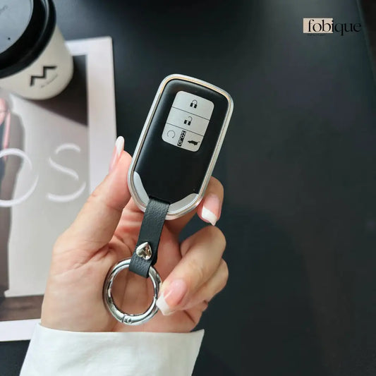 Prime Collection | Car Key Cover Compatible with Honda Accord, Civic, CR-Z, Crosstour & more Fobique