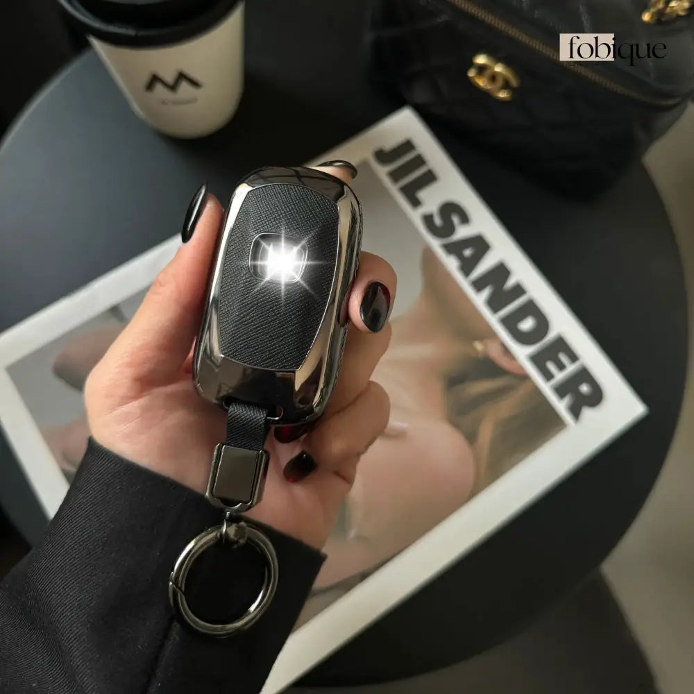 Prime Collection | Car Key Cover Compatible with Honda N-Box Custom, N-Van, Freed & more Fobique