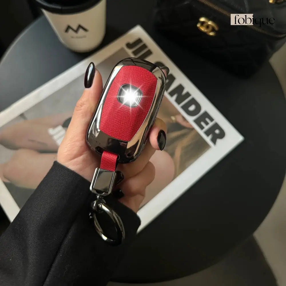 Prime Collection | Car Key Cover Compatible with Honda N-Box Custom, N-Van, Freed & more Fobique