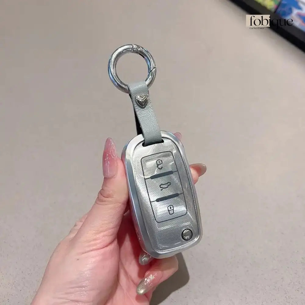 Prime Collection | Car Key Cover for SEAT Leon 5F, Ibiza 6J, Arona, Ateca, Toledo & More Fobique